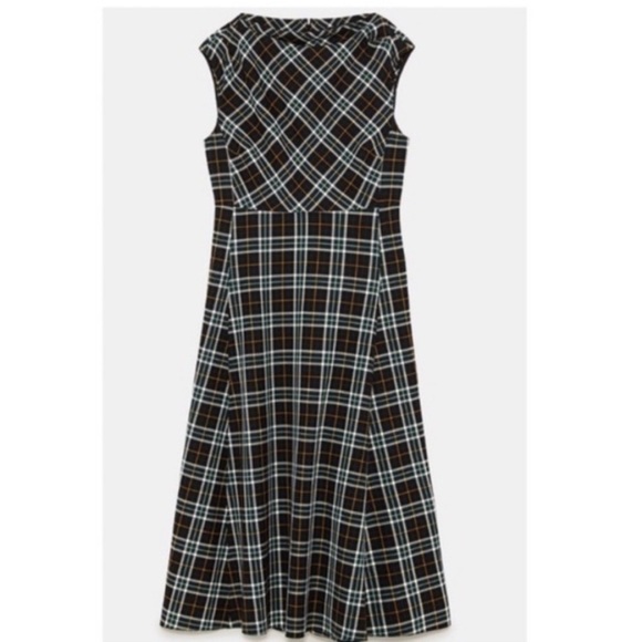 Zara plaid dress - Picture 2 of 4